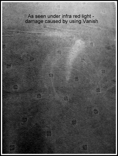 Stain Romoval Product Damage Infra-Red